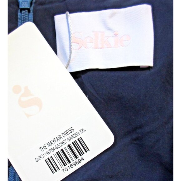 NWT Selkie The Mayfair in Secret Garden Floral Organza Puff Mini Dress XXL 2XL - Picture 10 of 10